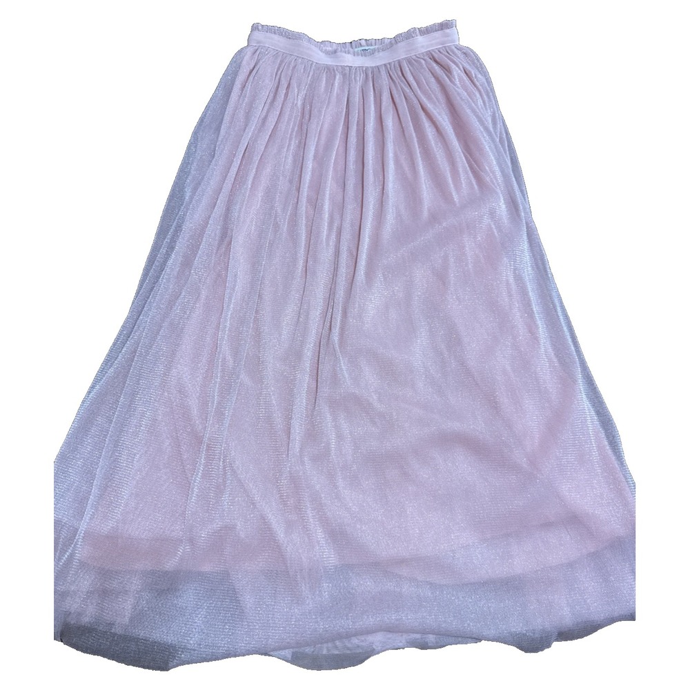 Cherokee Girls Layered Tulle Lined Pink Long Ballet Skirt Size L 10/12